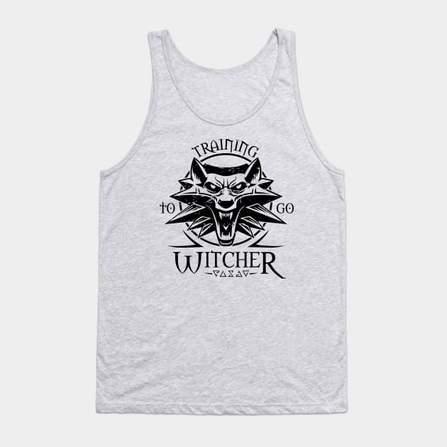 Training to go Witcher Tank Top by skilfulstarship